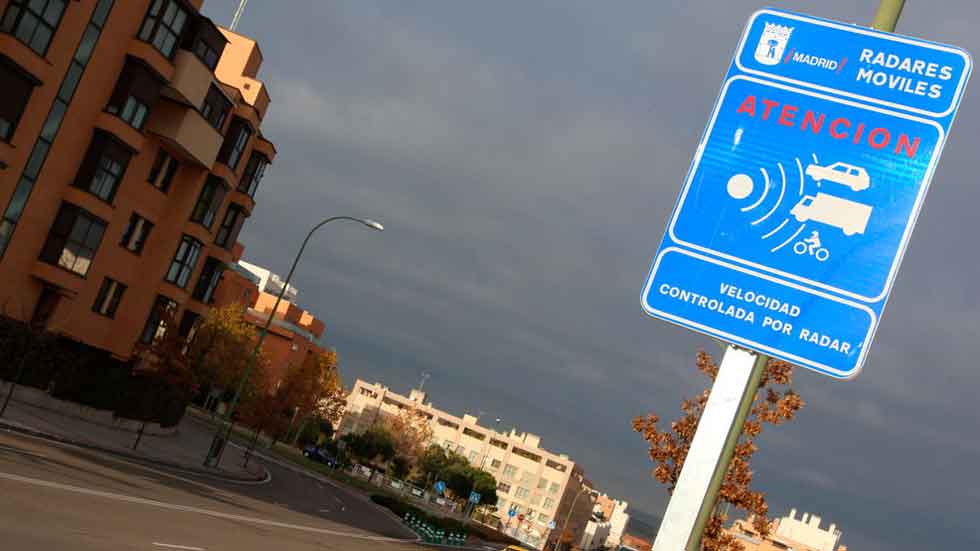 Más radares móviles en Madrid en 2017