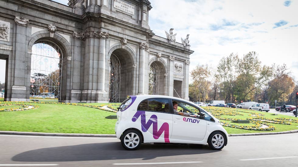 Llega emov a Madrid , el coche eléctrico compartido de PSA
