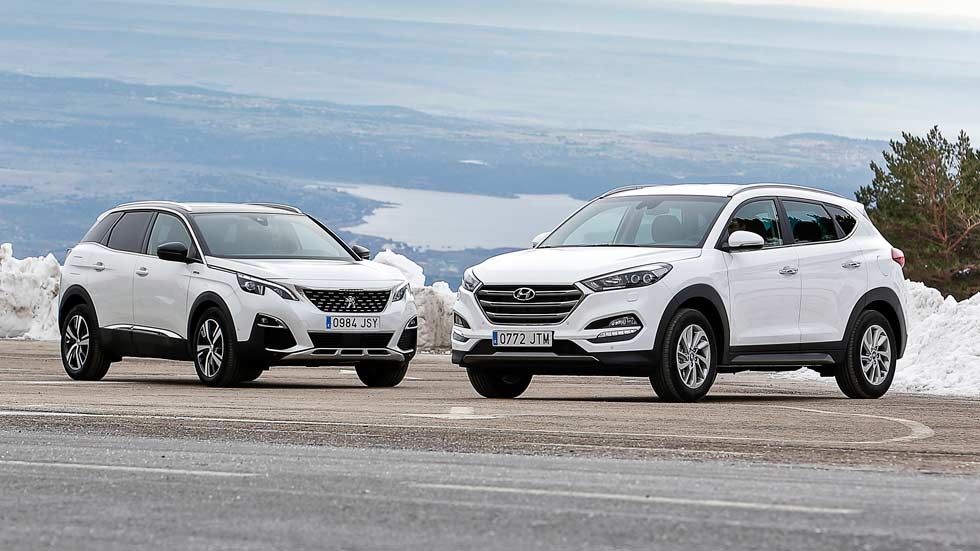 Hyundai Tucson 1.6 GDI vs Peugeot 3008 1.2 PureTech: ¿cuál es mejor SUV?