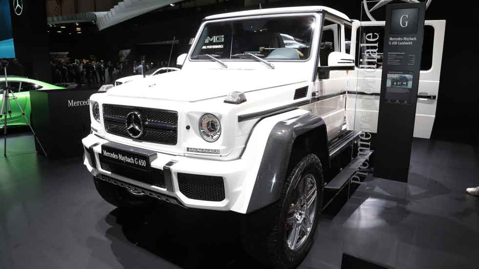 Mercedes G650 Maybach Landaulet: lujo 4x4 en el Salón de Ginebra