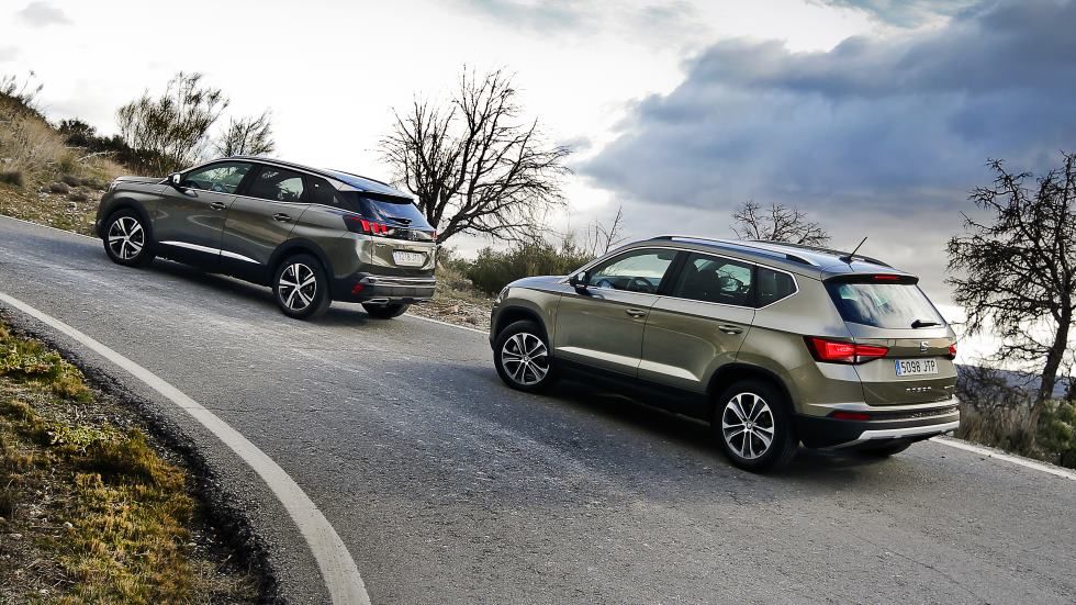 Peugeot 3008 1.6 BlueHDi vs Seat Ateca 1.6 TDI, ¿cuál es mejor SUV?