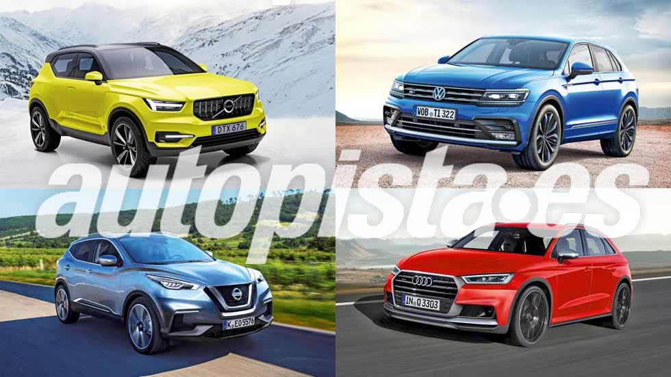 Los nuevos SUV medios del futuro: Qashqai, X3, Q4, Tiguan...