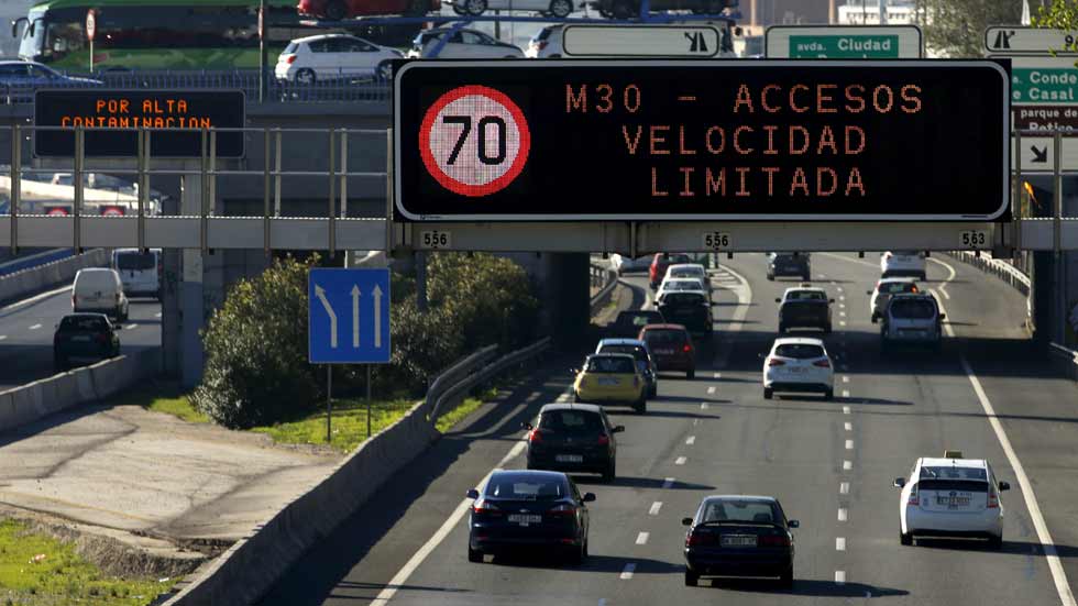 Plan A de Madrid: a 70 km/h en la M-30 desde 2018 y más medidas...