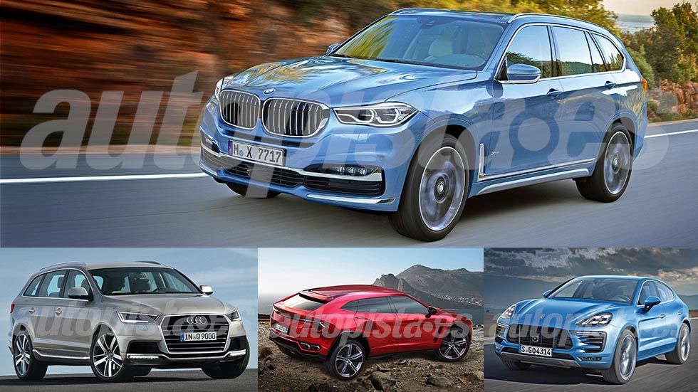 Los nuevos SUV grandes del futuro: BMW X7, Audi Q9...