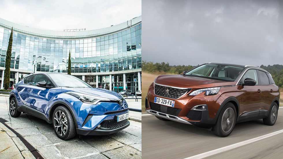 Peugeot 3008 vs Toyota C-HR: duelo entre los mejores SUV del año