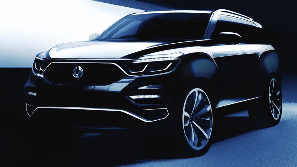 SsangYong Y400, el SUV sucesor del Rexton se estrenará en abril