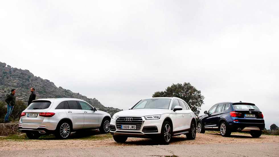 Audi Q5, BMW X3 y Mercedes GLC: ¿cuál es mejor SUV?