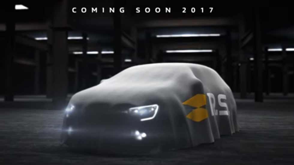 Renault Mégane R.S. 2017: primera imagen y vídeo
