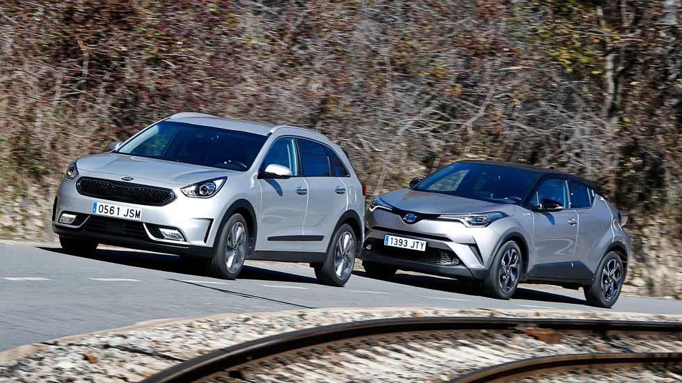 Kia Niro vs Toyota C-HR: ¿cuál es el mejor SUV híbrido? Los probamos