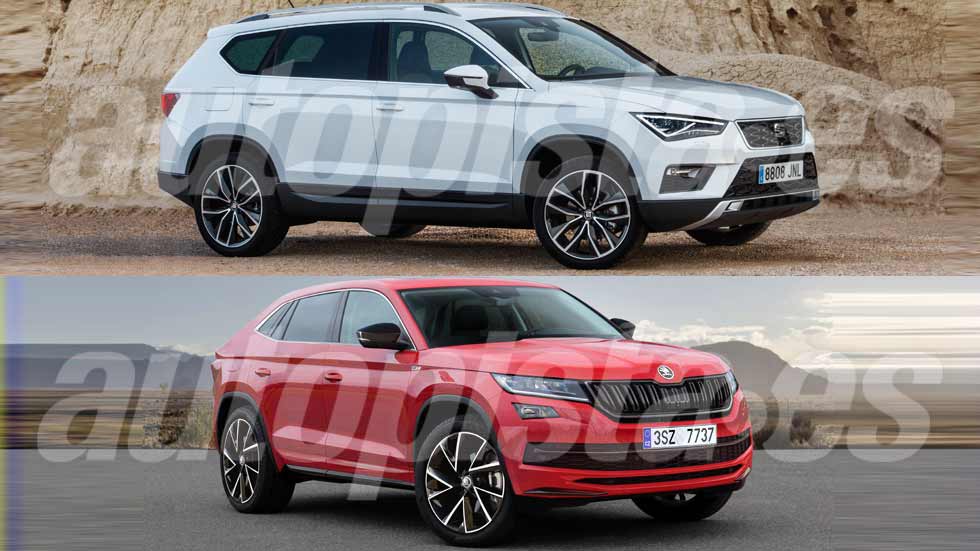 Los SUV que llegan: Seat “Ateca XL” y Skoda Kodiaq Coupé