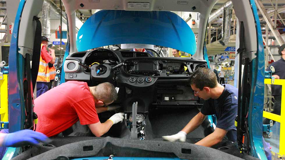 La producción de coches en España sigue creciendo