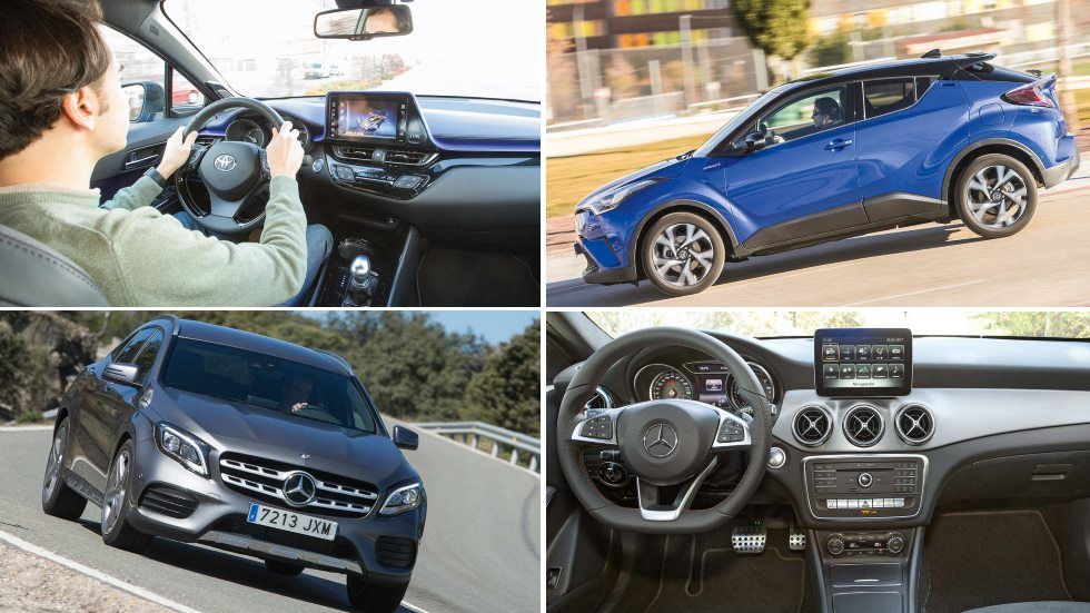 Mercedes GLA 200d vs Toyota C-HR: ¿qué nuevo SUV es mejor?