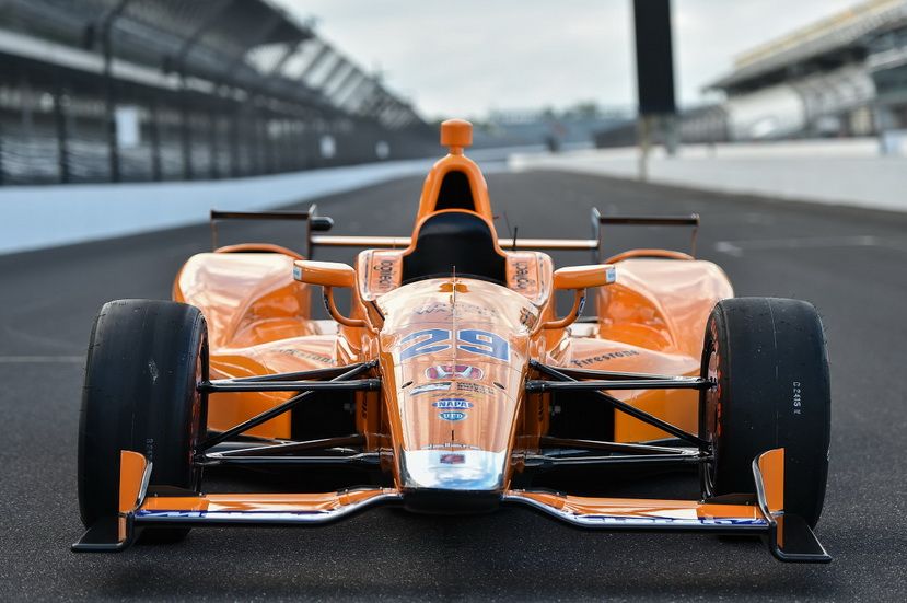 Así es el monoplaza de Alonso para la Indy 500 (fotos)
