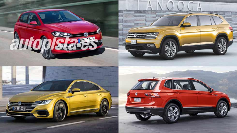 El calendario de coches y SUV nuevos de Volkswagen en 2017