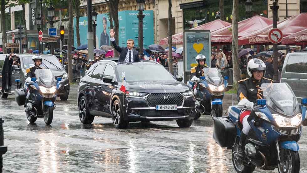 DS 7 Crossback: el coche del Presidente de Francia