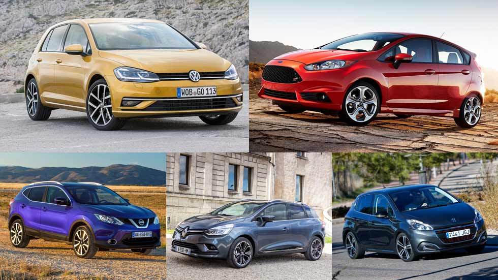 ¿Cuáles son los coches más vendidos en Europa en 2017?