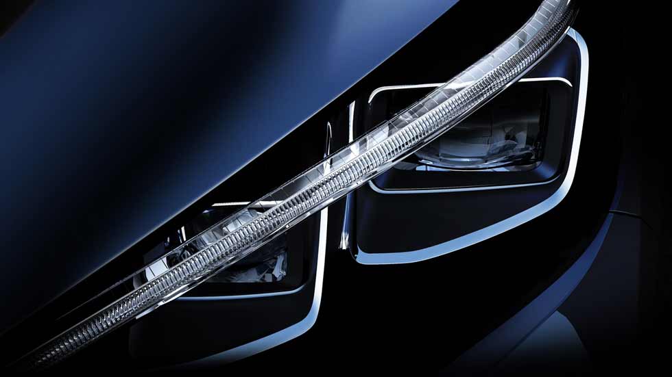 Nissan Leaf 2018: primera imagen oficial y ¡más de 500 km de autonomía!
