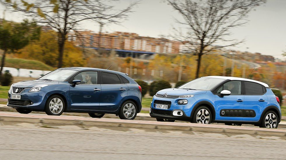 Citroën C3 1.2 PureTech vs Suzuki Baleno 1.2 Dualjet SHVS, ¿cuál es mejor?