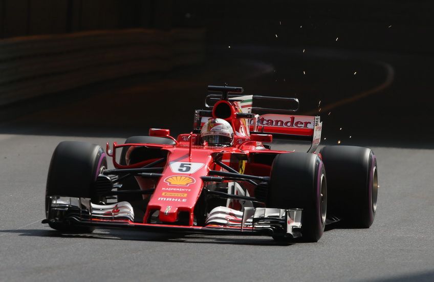 GP de Mónaco de F1: Sebastian Vettel vuela en Mónaco