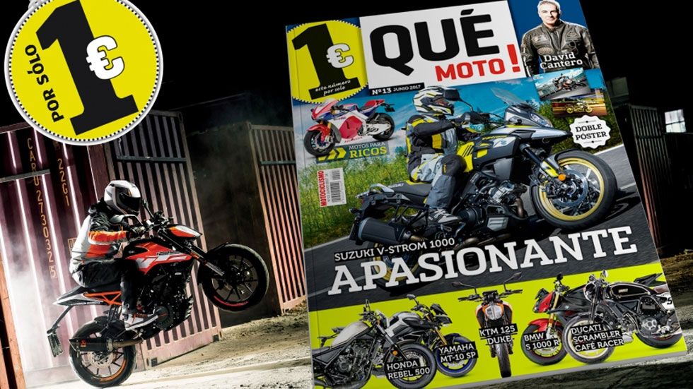 Ya en el quiosco la revista Qué Moto!... ¡A 1 euro!