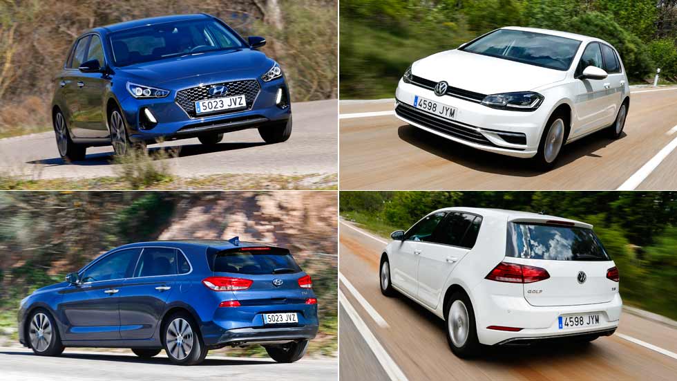 Hyundai i30 1.0 T-GDI vs VW Golf 1.0 TSI: en busca del mejor compacto de gasolina