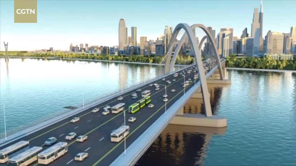 El autobús autónomo que se guía por las líneas del suelo (vídeo)