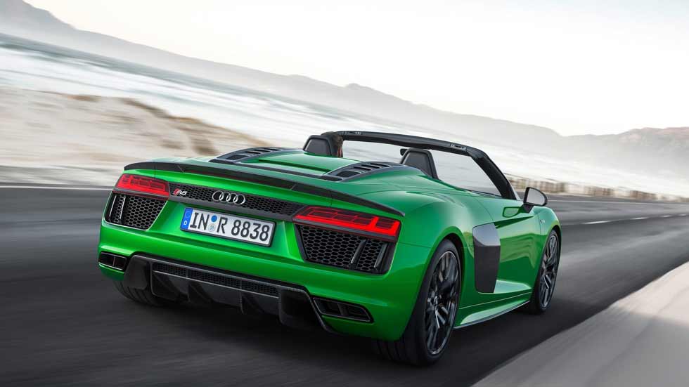 El espectacular Audi R8 Spyder V10 Plus, en vídeo