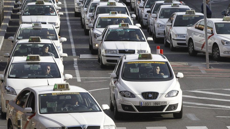 Nueva huelga de taxis para protestar contra Uber y Cabify