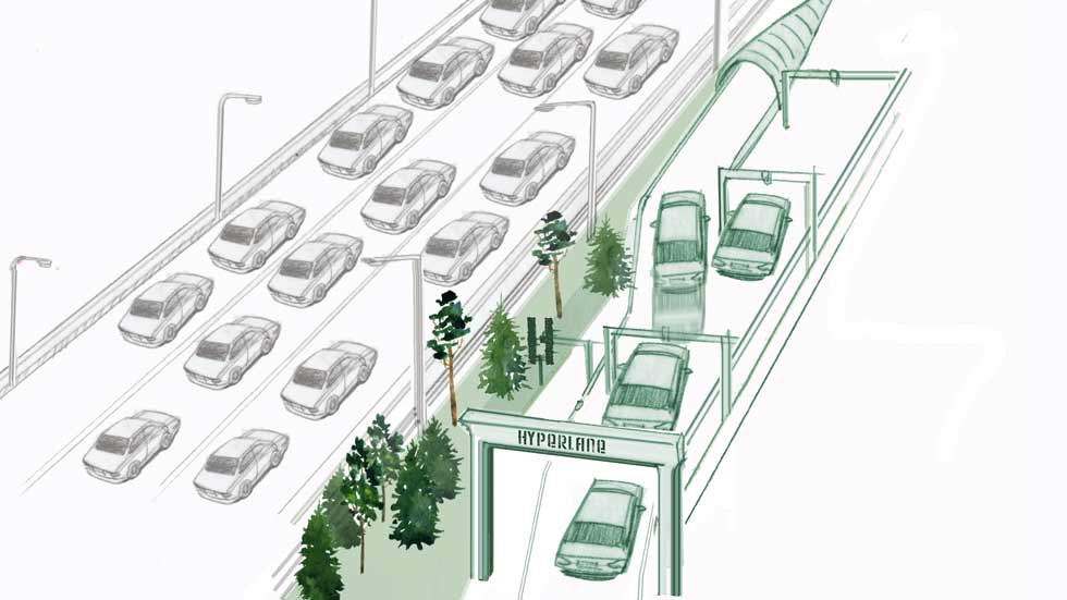 Hyperlane: el carril de alta velocidad para coches autónomos