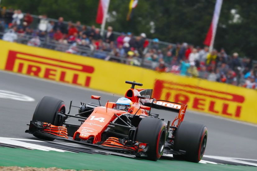 GP de Gran Bretaña de F1: Alonso marcó el mejor tiempo en la Q1