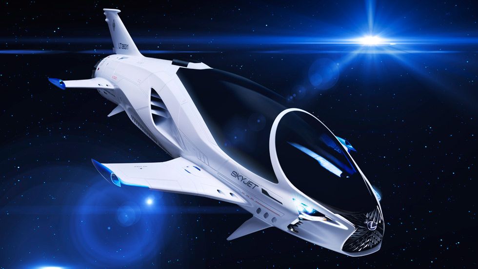 Lexus y su nuevo Skyjet, en la película “Valerian y la ciudad de los mil planetas”