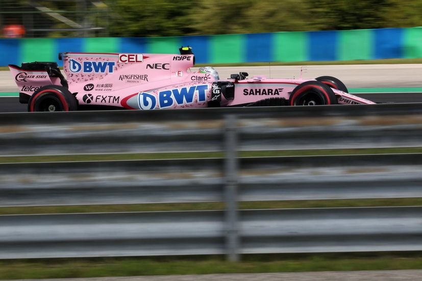GP de Hungría de F1: Celis pilotó el Force India por la mañana