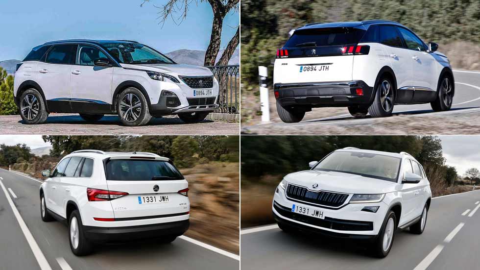 El Peugeot 3008 y el Skoda Kodiaq, los SUV con mejor diseño de 2017