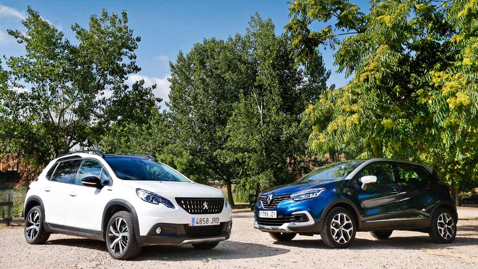 Peugeot 2008 BlueHDI 120 vs Renault Captur dCi 110. ¿Qué SUV es mejor?