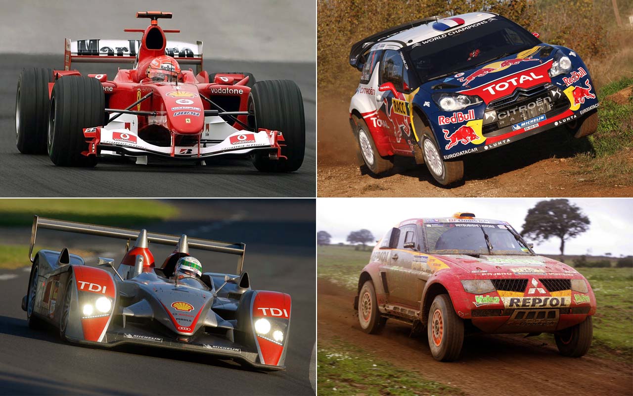 Los coches dominadores del deporte: haciendo historia