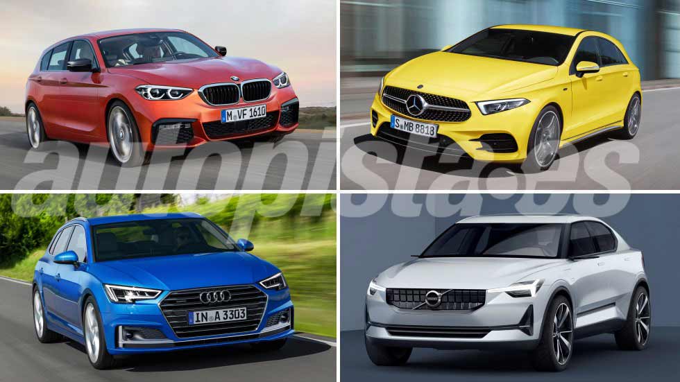 Los compactos que vienen: Audi A3, BMW Serie 1, Clase A y V40