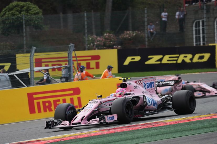 GP de Bélgica: tensión en Force India entre Pérez y Ocon