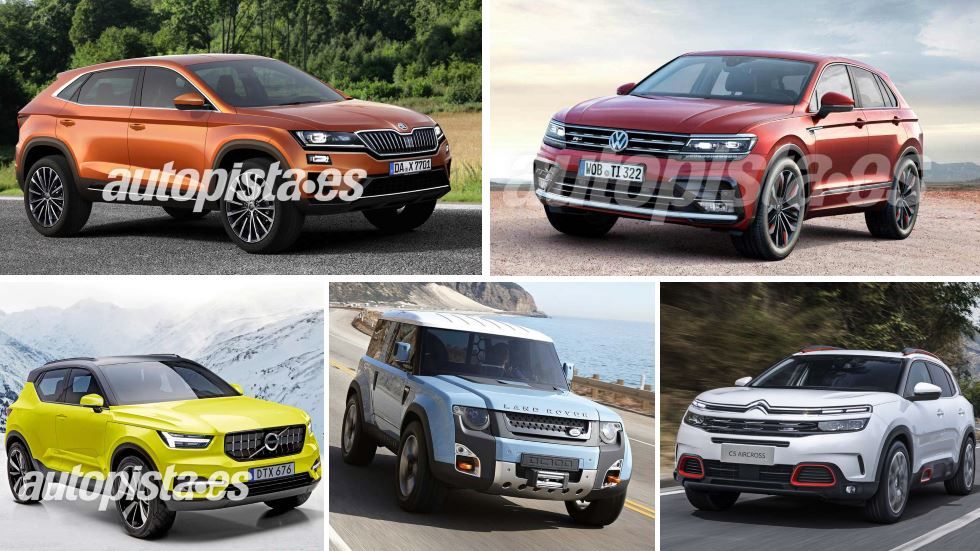 Todos los SUV que llegarán al mercado en 2018 y 2019
