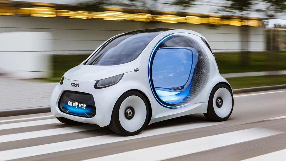 Smart Vision EQ Fortwo: el coche conectado, autónomo, compartido y eléctrico
