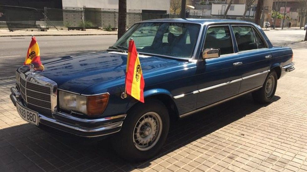 Subastado por 39.500 euros el Mercedes blindado del Rey Juan Carlos