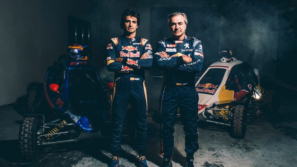 Sainz vs Sainz: ¿quién es más rápido? Duelo en car-cross (VÍDEO)
