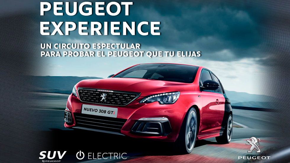 Prueba en CIRCUITO el nuevo Peugeot 308 y los SUV 3008, 5008... ¡Gratis!