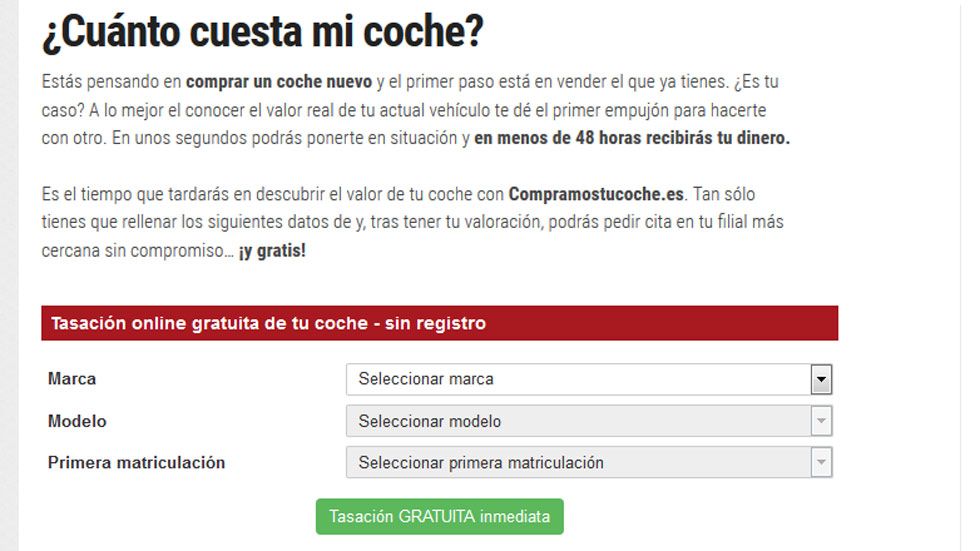 ¿Quieres saber el valor de tu coche? Usa gratis el tasador de Autopista