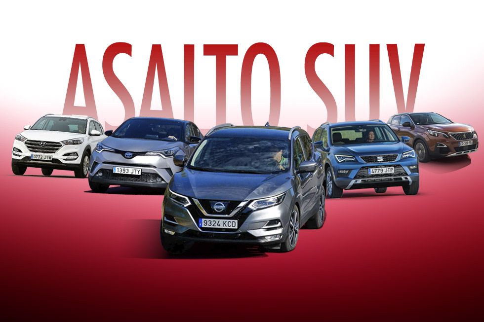 Gran comparativa SUV: Tucson, Qashqai, 3008, Ateca y C-HR. ¿Cuál gana?