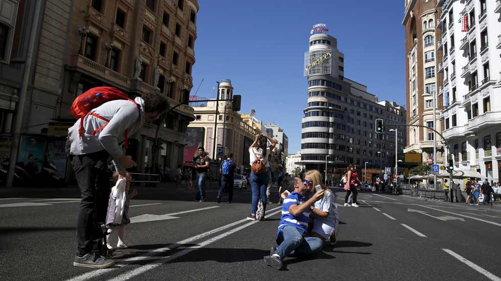 La Gran Vía de Madrid, peatonal durante todas las Navidades