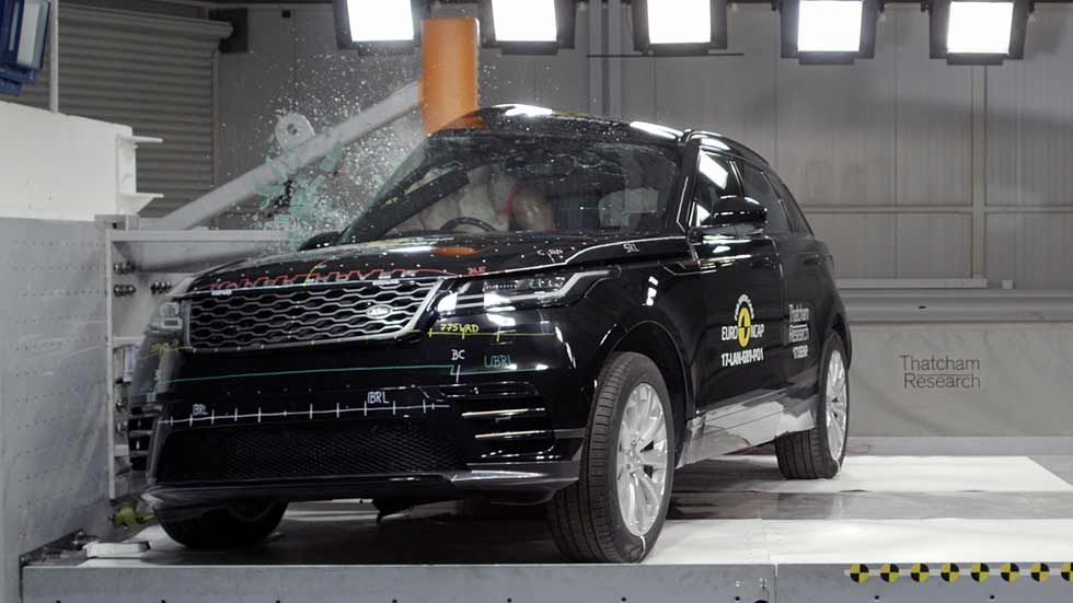 El SUV Range Rover Velar obtiene las 5 estrellas de seguridad Euro NCAP