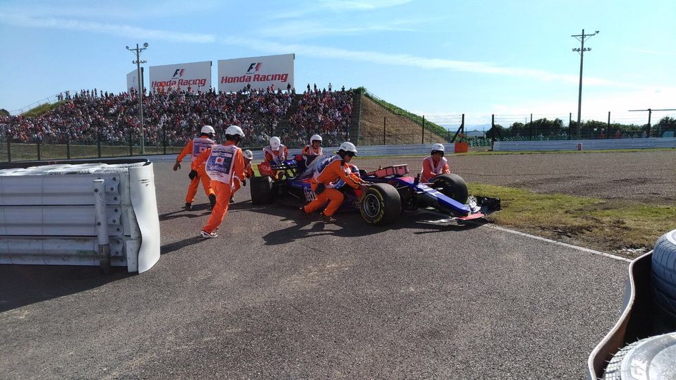 GP de Japón: abandono de Sainz por accidente