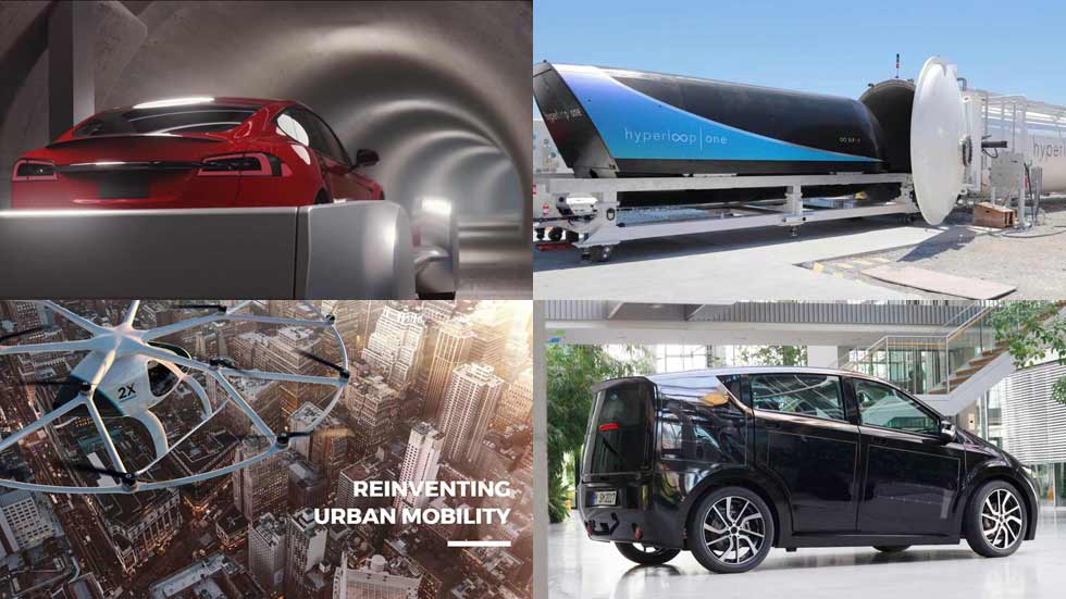 Energía solar, coches voladores, trenes a 1.200 km/h… ¿Cómo circularemos en 2060?