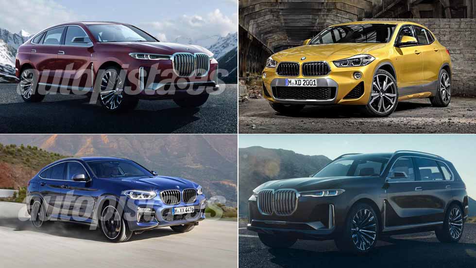 Los nuevos BMW X SUV que vienen: X2, X4, X7, X8...
