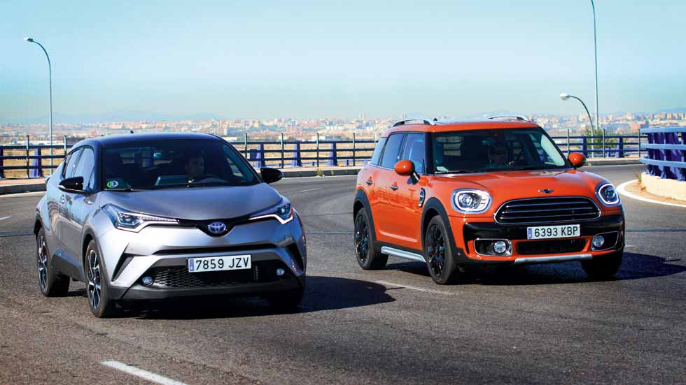 Toyota C-HR vs Mini Countryman: a prueba dos SUV con mucho estilo